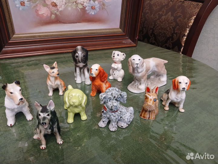 Фарфоровые статуэтки собак германия