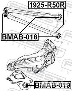 Сайлентблок задн прод рычага mini (R55-R59) BMA