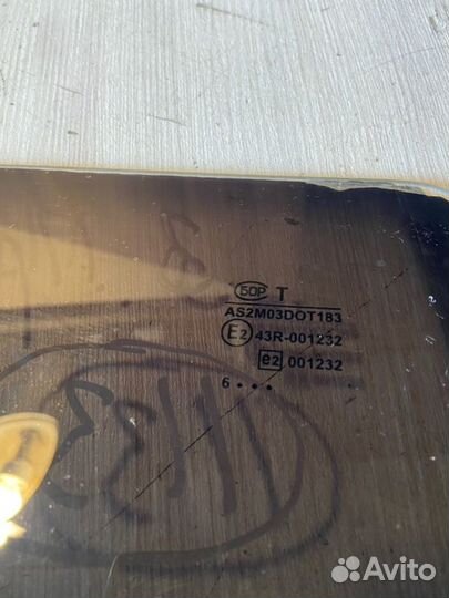 Стекло заднее правое Chevrolet Niva