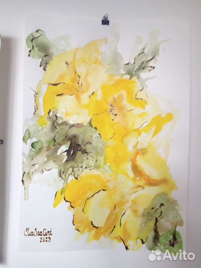 Акварель картина