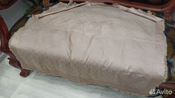 Теплый платок 90cm louis vuitton бежевый