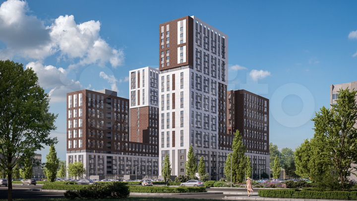 1-к. квартира, 37,1 м², 16/25 эт.