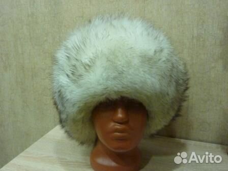 Шапка женская мех песец