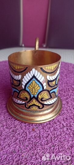 Подстаканник эмаль СССР