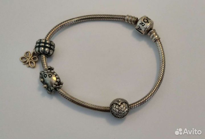 Шарм сердце Pandora