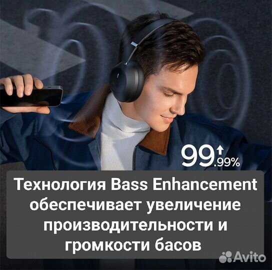 Наушники baseus Bass 30 Max Bluetooth 5.3 ENC