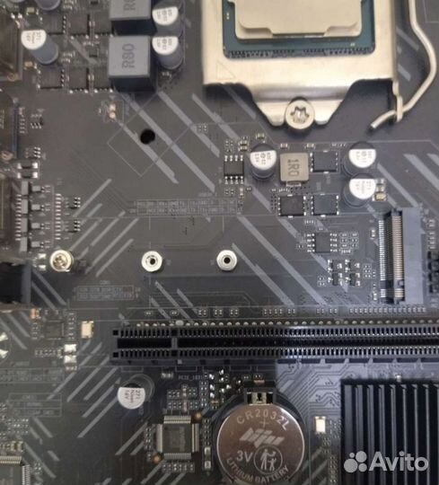 Материнская плата H 510 с процессором i3 10100f