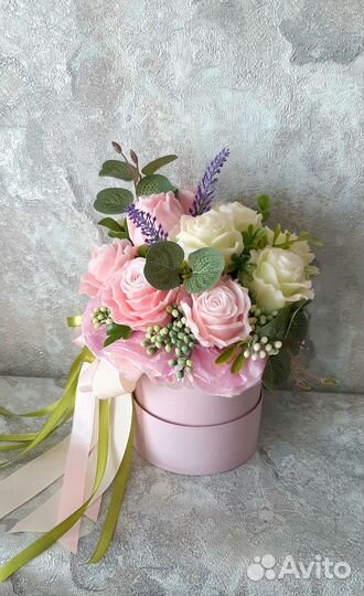 Букет цветов из мыла на день учителя