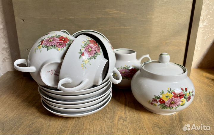 Сервиз чайный Дулево на 6 персон 1 сорт