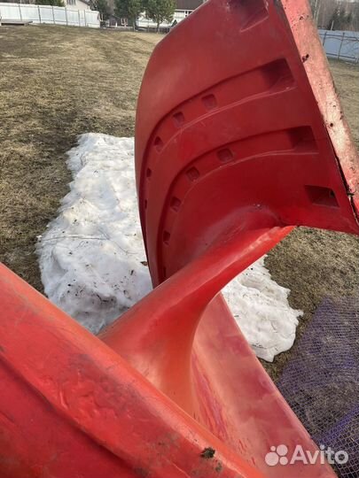 Горка детская винтовая