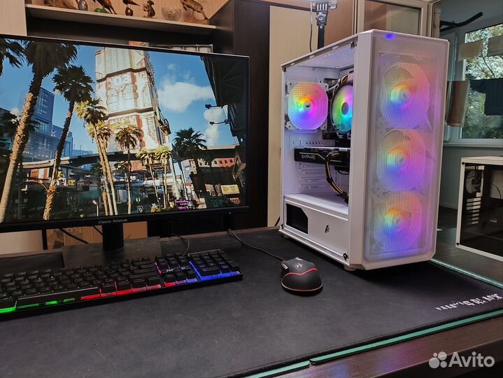 Для игр и учёбы Ryzen5 2600+ RX570 8Gb+2X8Gb