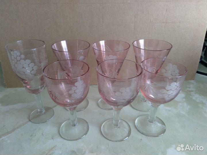 Стаканы рюмки