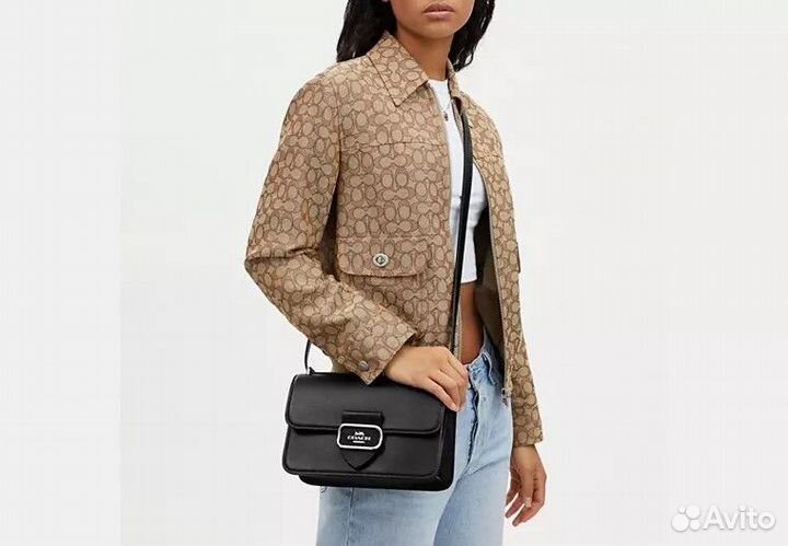 Сумка coach Large Morgan Square Crossbody