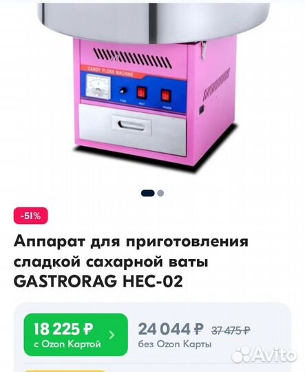 Машина для сладкой ваты