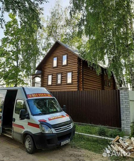 Покраска крыши, дома, газовой трубы