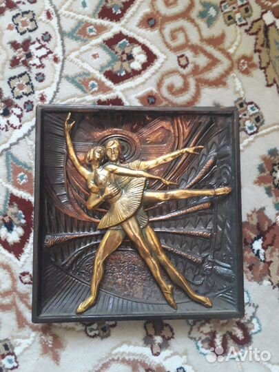 Чеканка панно Балет