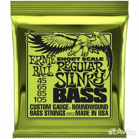 Струны для бас-гитары Ernie Ball 2852 Nickel Wound