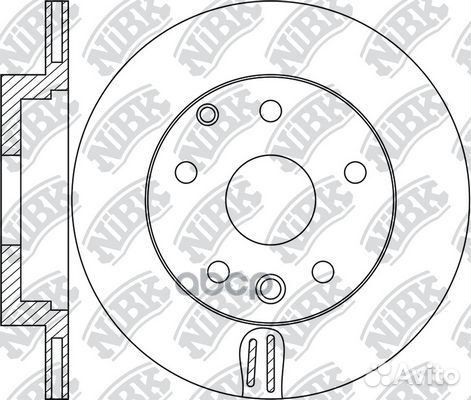 Диск торм. зад. land rover discoevry III/range