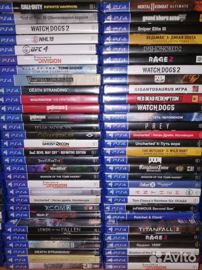 Диски игры для PS4