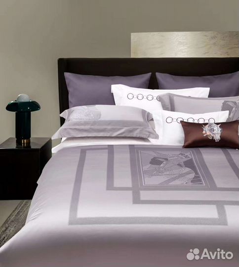 Hermes king size постельное бельё новинка