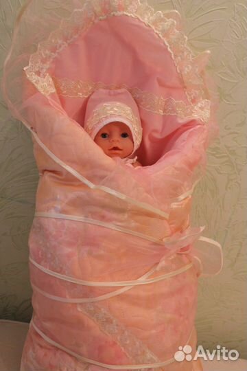 Конверт на выписку девочки