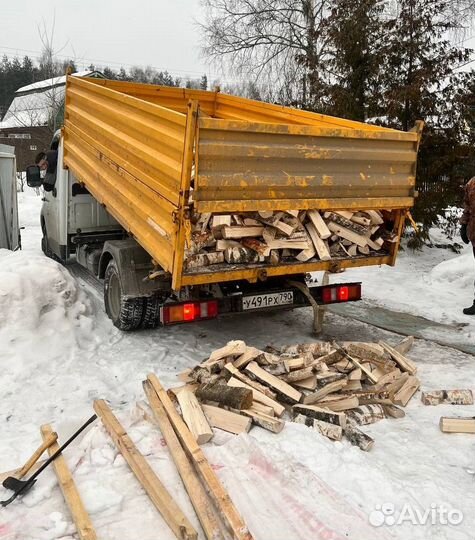 Дрова березовые колотые