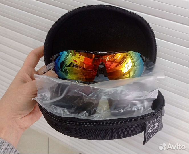 Очки oakley с 5 линзами + диопт. оправа в наборе