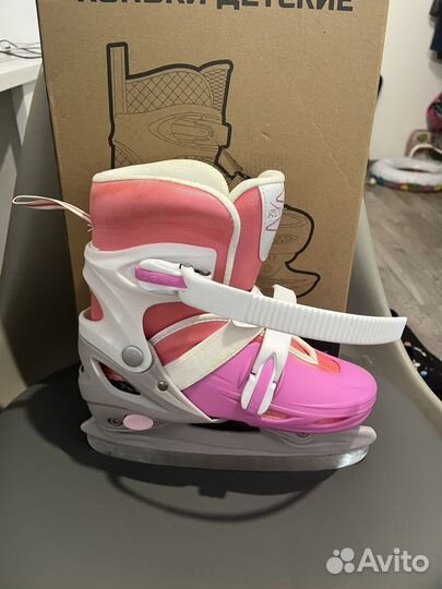 Коньки для девочки 35-38 р-р