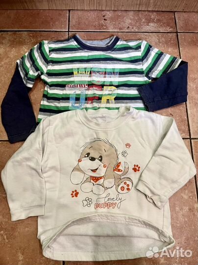 Вещи пакетом на мальчика 80 86 92