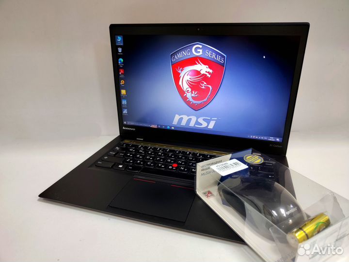 Топ тонкий Thinkpad carbon x1(ips,i5,ssd) гарантия