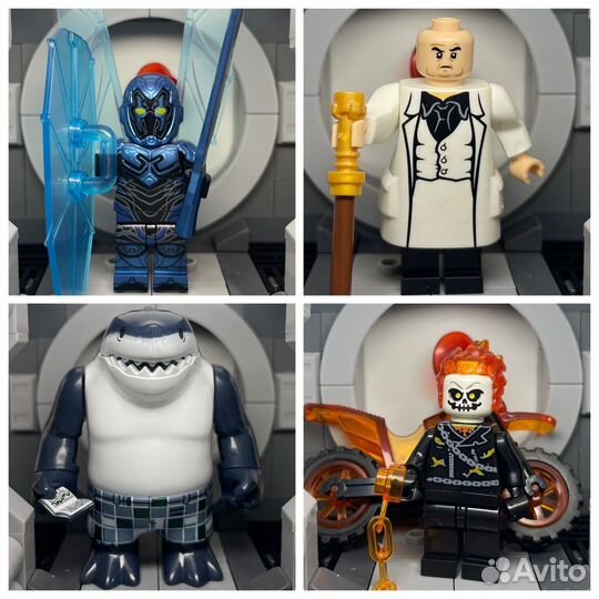 Минифигурки аналог лего марвел и дс