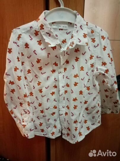 Новогодние Рубашки детские