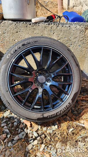 Продам комплект колес rays Homura 2x9 R20