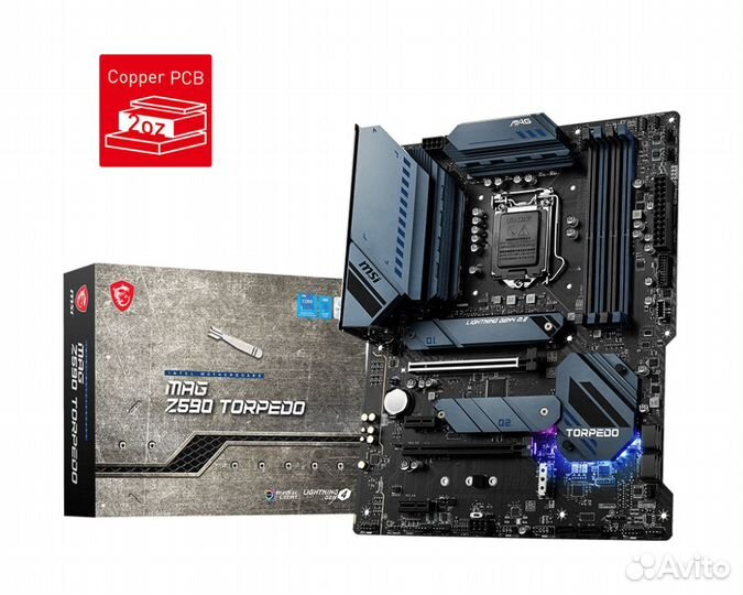 Комплект i5-10400F+ MSI MAG Z590 torpedo LGA1200