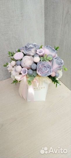 Букет цветов из мыла