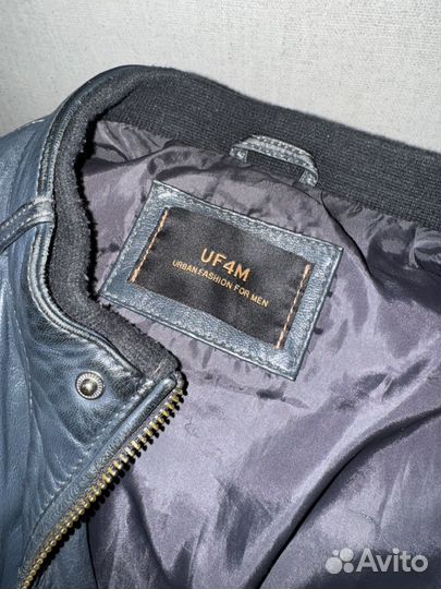 Кожаная куртка мужская 54 56
