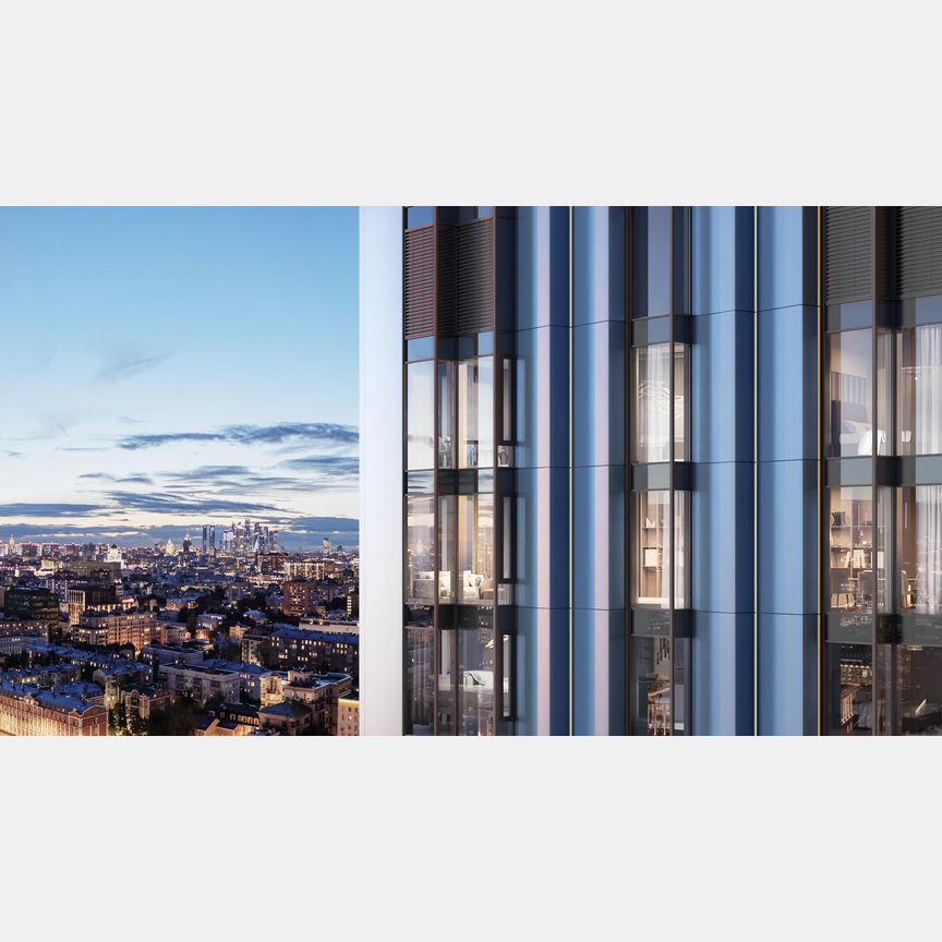 3-к. квартира, 92 м², 5/56 эт.