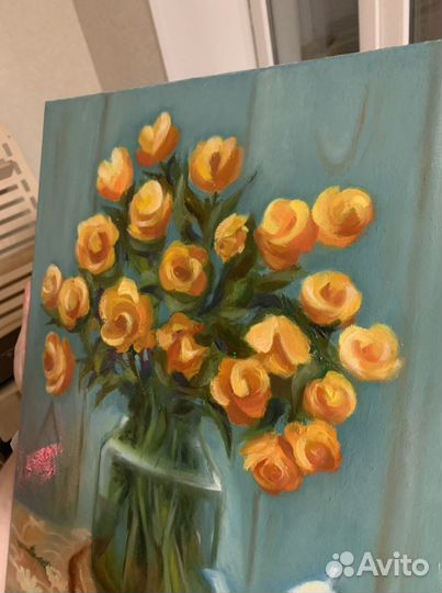 Картина маслом на холсте ручная работа