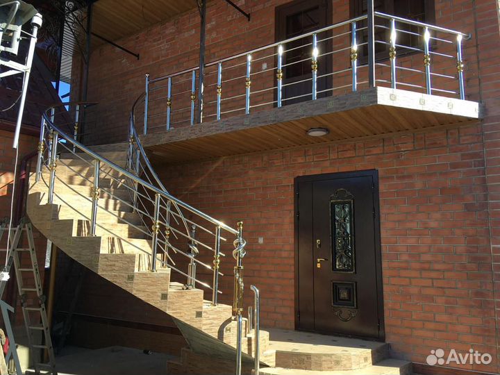 Стеклянные перила