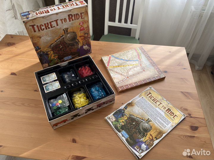 Ticket to Ride: America - новая, русские правила