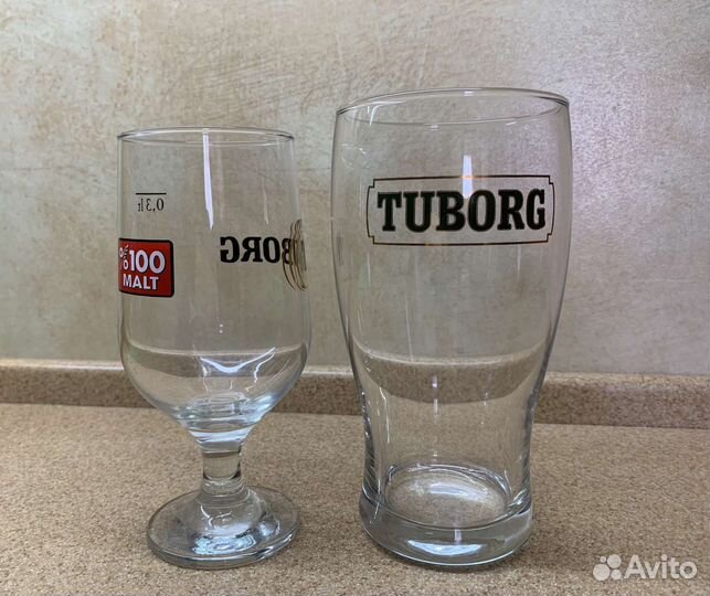 Пивные бокалы и кружки новые