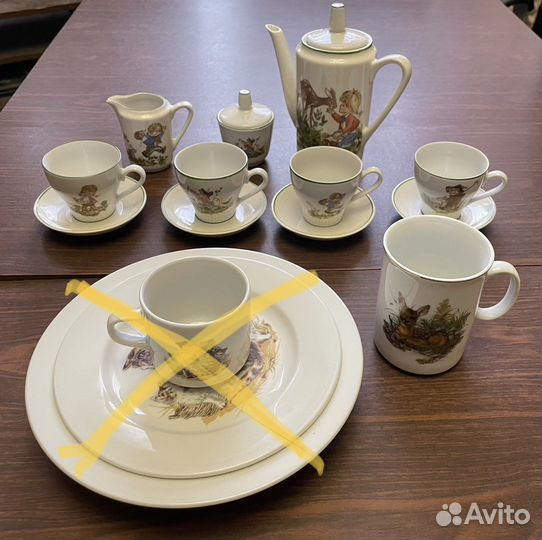 Детская посуда гдр, Чехословакия. 80х годов