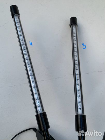 Фитолампа LED для растений/рассады (4 светильника)