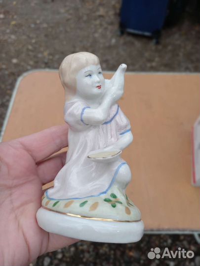 Фарфоровые статуэтки детская серия