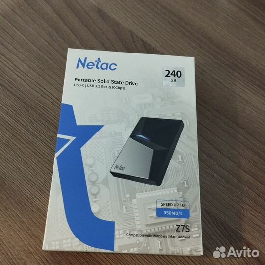 Переносной SSD диск 240gb