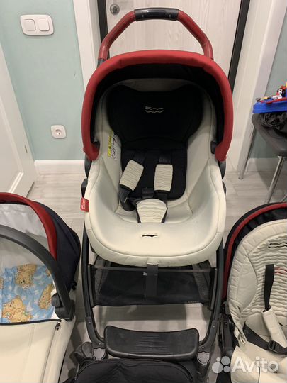 Коляска Peg Perego 3 в 1 Book Plus Fiat 500