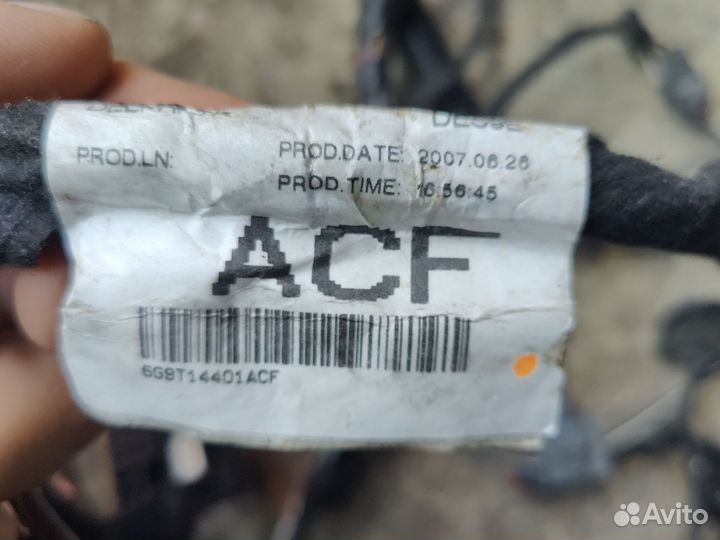 Проводка торпедная Mondeo 4