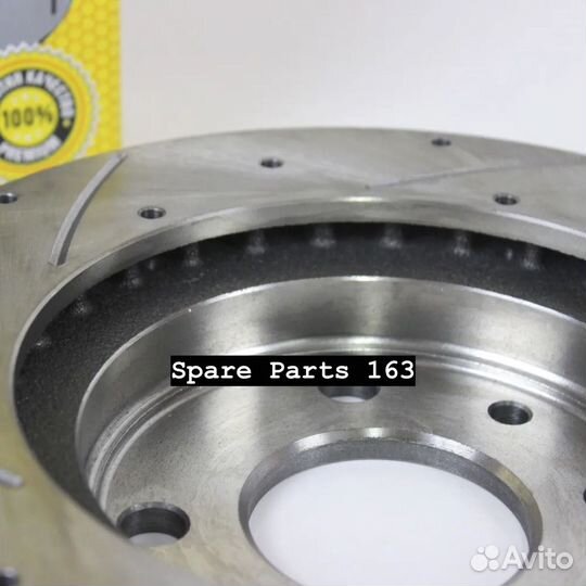 Тормозные диски (насечки+перфор.) атс на Ваз 2110