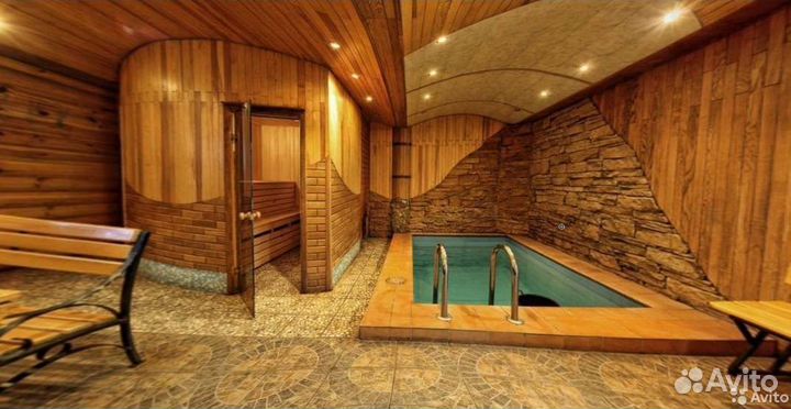 Баня сауна с бассейном