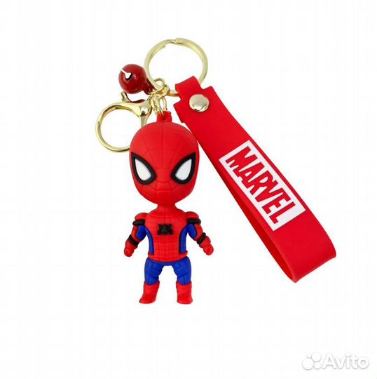 Брелок для ключей на рюкзак человек паук marvel